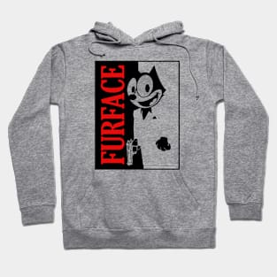 Felix the Cat - Furface parody 2.0 (for light tees) Hoodie